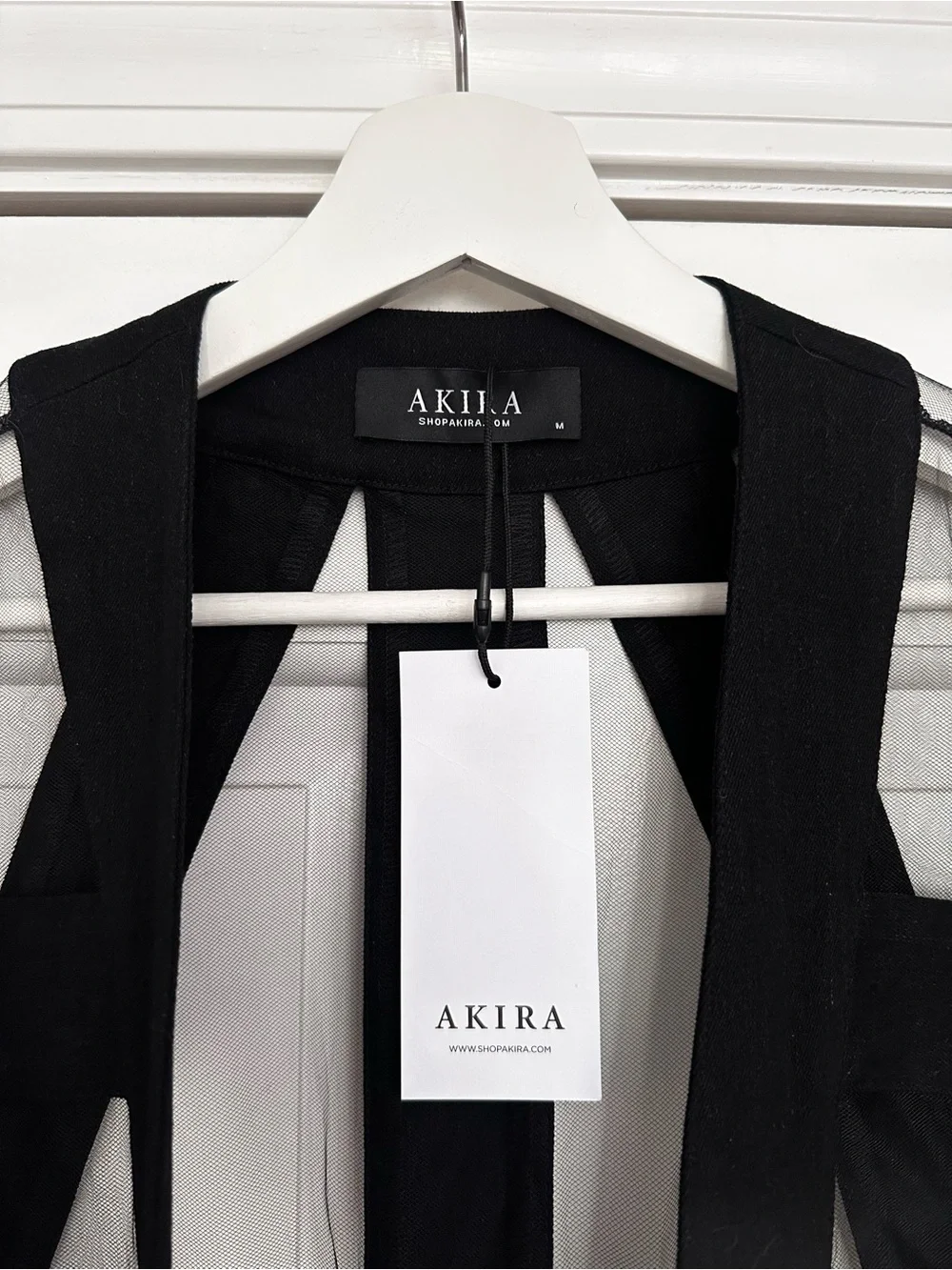 AKIRA Meshin Around Sheer Mesh Duster Cardigan NWT Medium - Picture 2 of 10